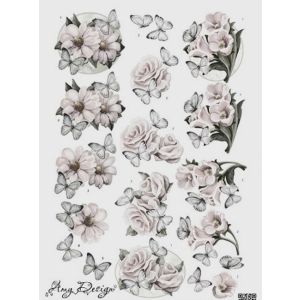 3D-kuva Kukat ja perhoset 8718715029804