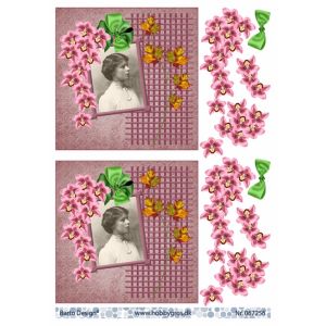 3D-kuva Vintage nainen 067256