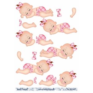 3D-kuva Tyttövauva 067482