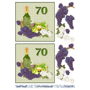 3D-kuva Vuosipäivä 70-vuotta 067598