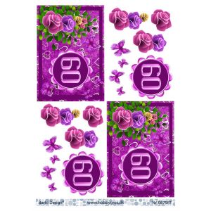 3D-kuva Vuosipäivä 60-vuotta 067981