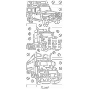 Ääriviivatarra Autot 8717116004854