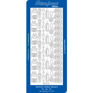 Ääriviivatarra Vauvalle kulta 8717116000252