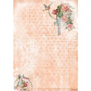 A4-Taustapaperi Roses 8713943088951