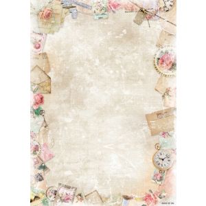 A4-Taustapaperi Roses 8713943088975