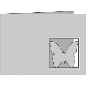 Romak-korttipohja Perhonen