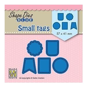 Nellie's Choice Shape Dies Small tags 8719743094154