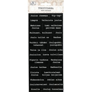 Tekstitarra Joulusanonnat musta 6417715026395