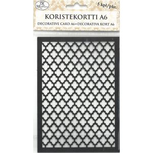 Koristekortti A6 musta 6417715028566