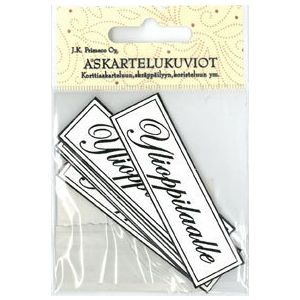 Askartelukuvio Ylioppilaalle musta 6417715029556