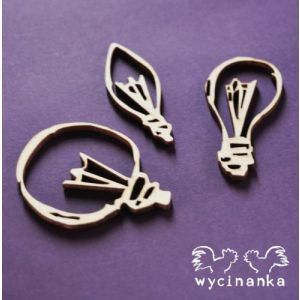 Vanerikuvio Lamput 3 kpl. MVN7421