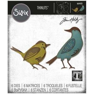 Sizzix/ Tim Holtz Thinlits Feathered Friends 630454262930