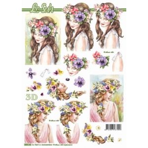 Stanssattu 3D-kuva Neidot 8712927137999