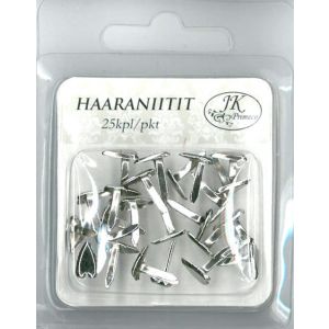 Haaraniitti Sydän hopea 6901