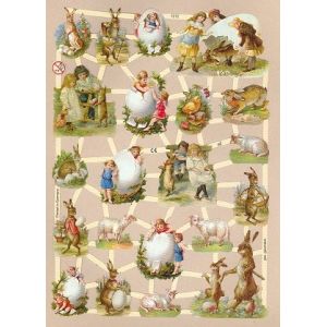 Kiiltokuva Puput ja lampaat Hileellä ef-7272