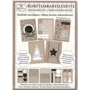 Korttiaskartelusetti Joulu Natur 6417715073993