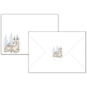 Kirjekuori Talvimetsä Peura 6417715077410