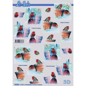 3D-kuva Pieni punarinta 8712927989857