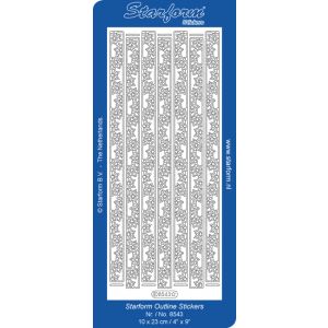 Ääriviivatarra Kukkareunus kulta 8717116050523