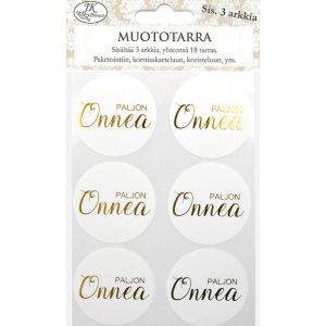 Muototarra Paljon Onnea kulta 6417715089130