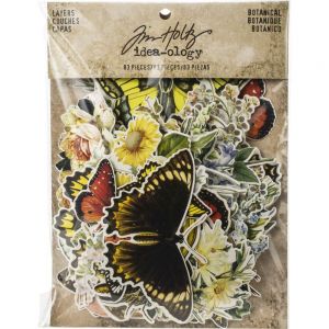 Tim Holtz idea-ology Layers Die-cut Botanical 040861935547