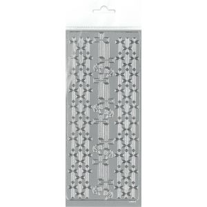 Ääriviivatarra Ristit hopea 6417715094790