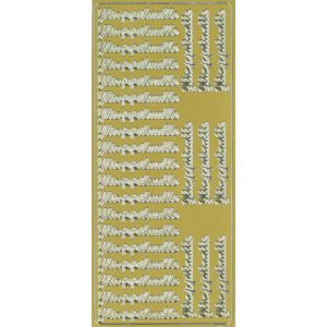 Ääriviivatarra Ylioppilaalle kulta 6417715095285