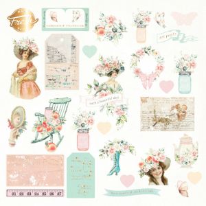Die-Cuts Prima Marketing Peach Tea Ephemera 655350997557