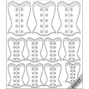 Ääriviivatarra Korsetit 9101279