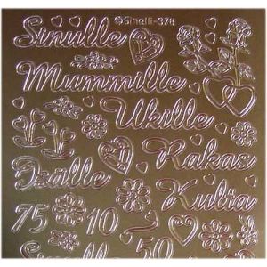 Ääriviivatarra-Sinulle Rakas4