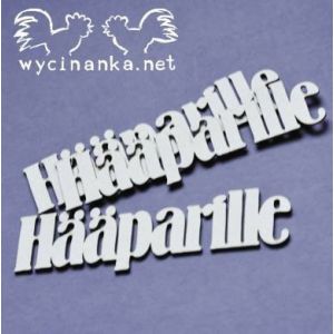 Pahvikuvio teksti Hääparille 3 kpl. MPH7397