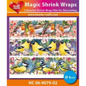 Hearty Crafts Kutistekuviokalvo Linnut 8714324286164