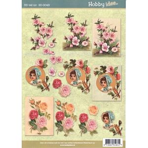 3D-kuva Vintage Kirsikankukat 8718481814611