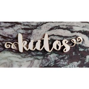 Pahvikuvio teksti kiitos 3 kpl. MPH7374