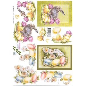 3D-kuva Jänöpupu ja munia 8712927083586