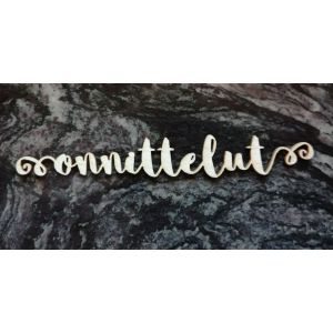 Pahvikuvio teksti onnittelut 3 kpl. 5474