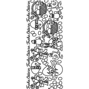 Ääriviivatarra Pääsiäinen 1803181138