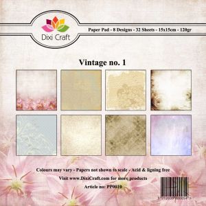 Dixi Craft Paperilajitelma Vintage no. 1