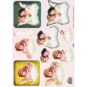 Stanssattu TBZ 3D-kuva Enkelit11 6210015807233