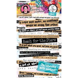 Art By Marlene  Sticker sheets with quotes 8713943115039