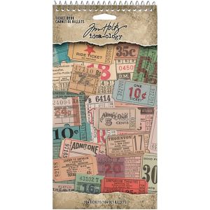 Tim Holtz idea-ology Ticket Book 040861940367