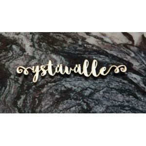 Pahvikuvio teksti ystävälle 3 kpl. MPH5479